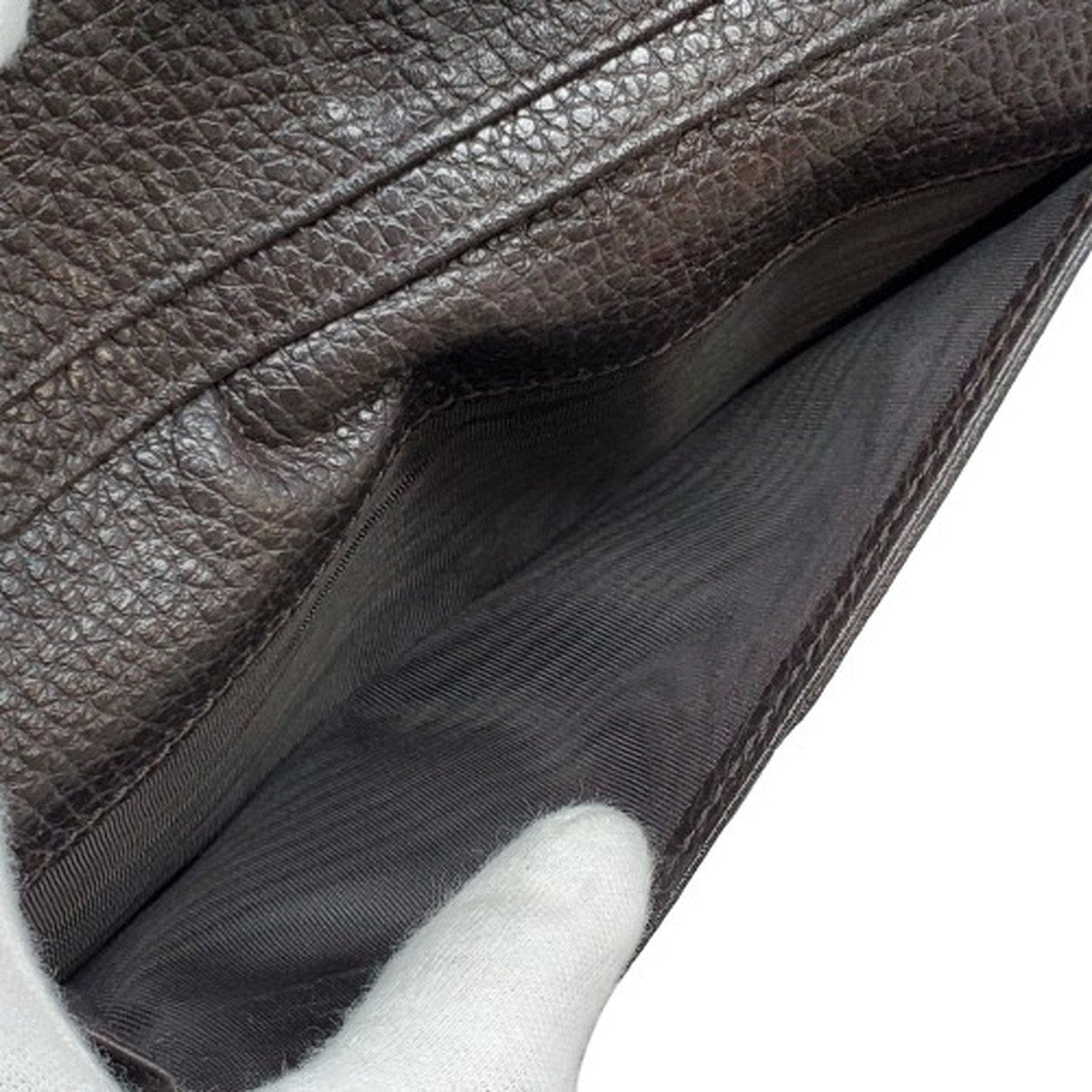 Gucci GG Canvas Leather Long Wallet Brown