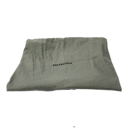 Balenciaga White Canvas Jumbo Logo S Tote Bag