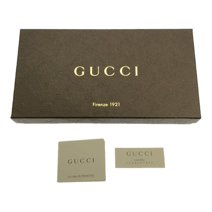GUCCI Brown Bamboo Guccissima Round Zip Wallet Size ONE SIZE