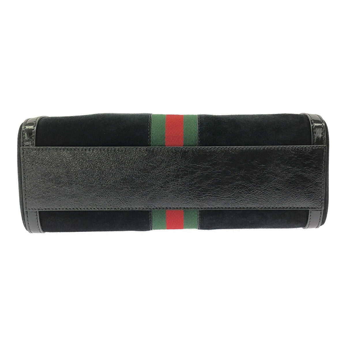 Gucci Black Ophidia GG Suede 2-Way Mini Boston