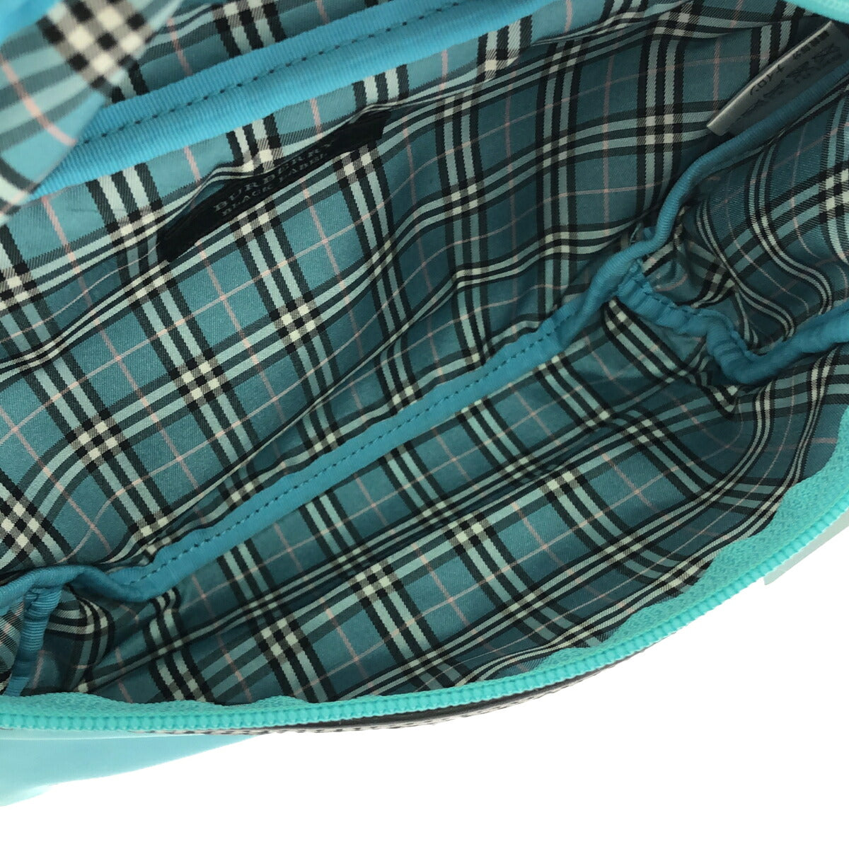 Burberry Turquoise Nova Check Nylon Crossbody Bag Size ONE SIZE