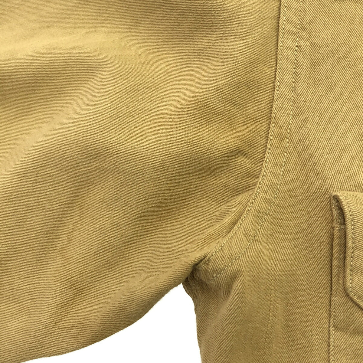 DALLAS 40s 50s Wool Gabardine Western Pearl Snap Shirt Size S