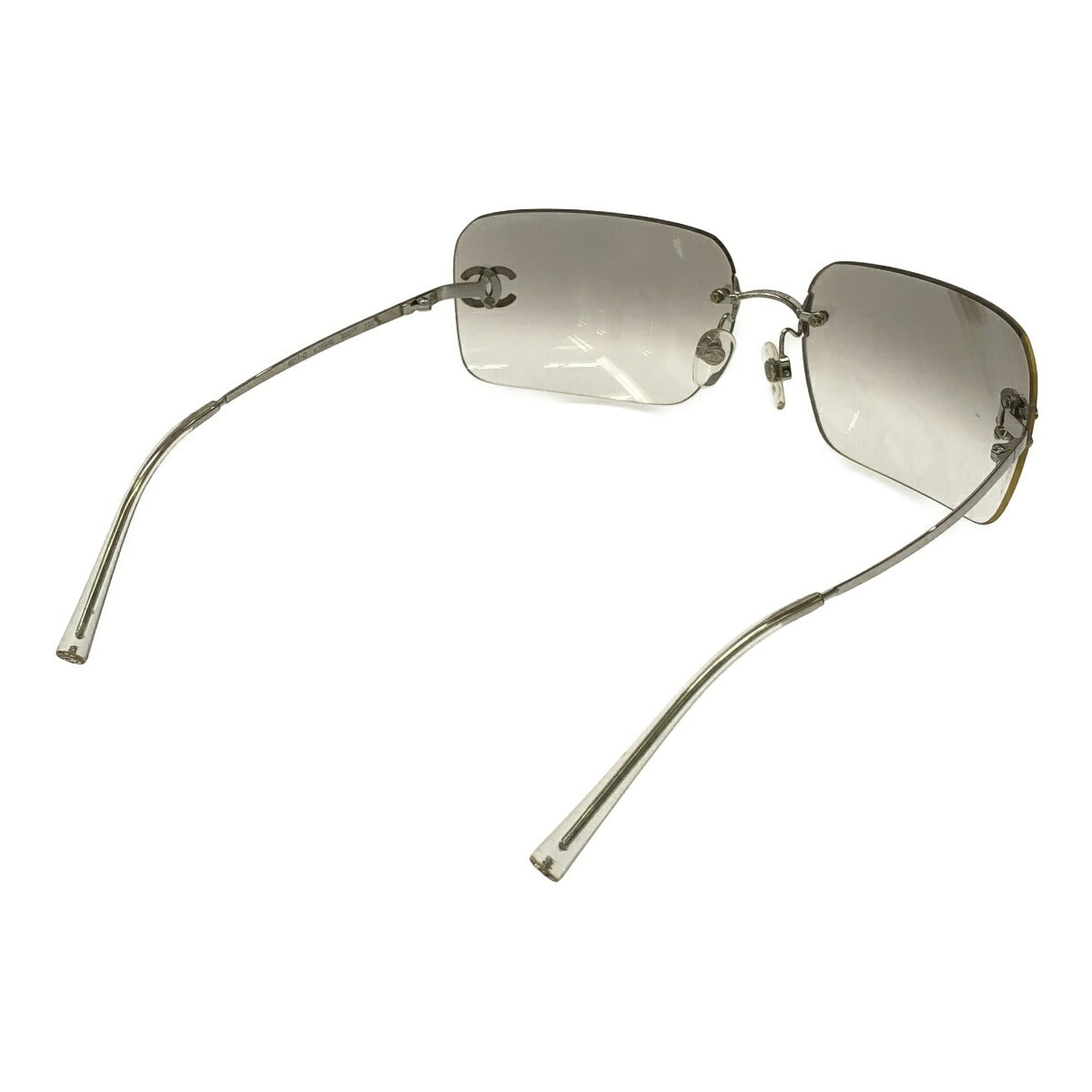 Chanel Silver Frameless Coco Mark Sunglasses Size ONE SIZE