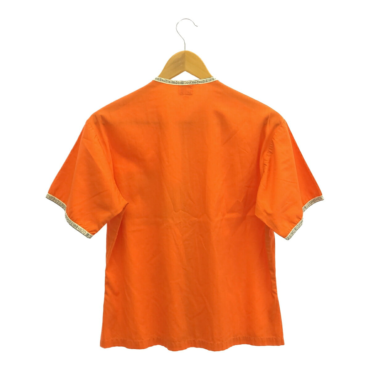 BaReFOOT 60s/70s Surfah Hawaii No Collar Shirt Orange Size S