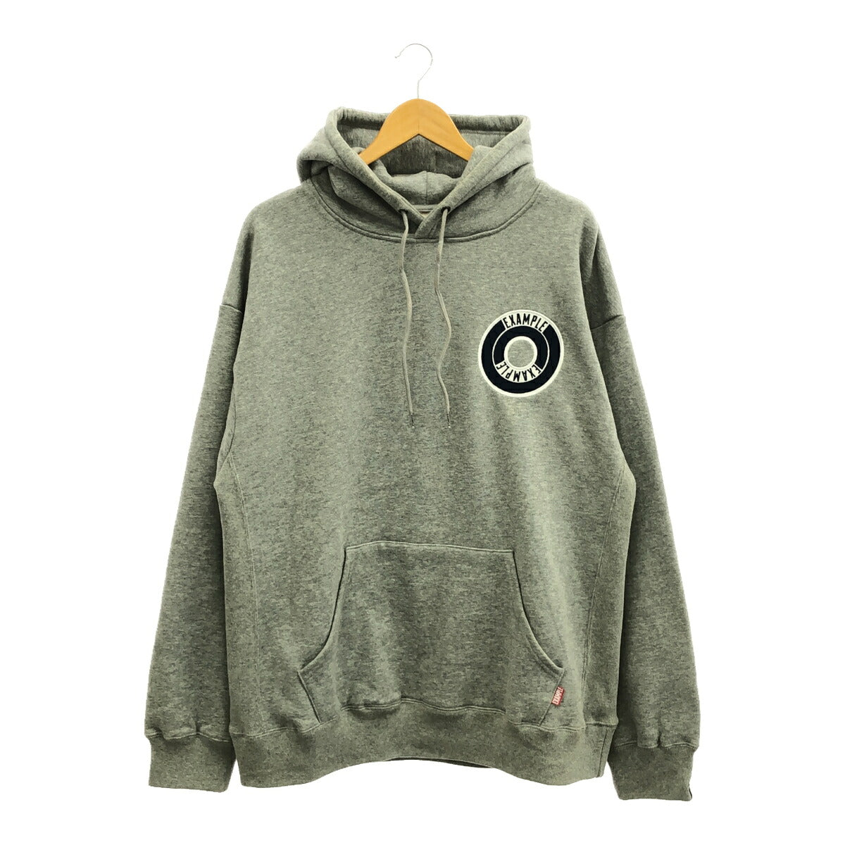 EXAMPLE x STUDIO33 Round Logo Brushed Gray Hoodie Size XXL