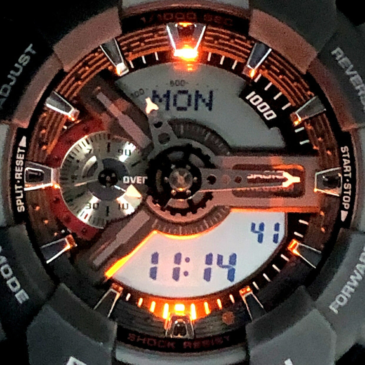G-SHOCK GA-110-1A Big Case Ana-Digi Watch Size ONE SIZE