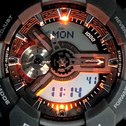 G-SHOCK GA-110-1A Big Case Ana-Digi Watch Size ONE SIZE