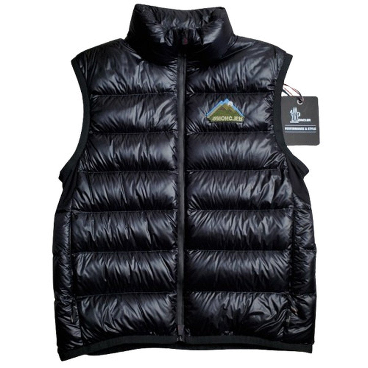 MONCLER GRENOBLE Down Fill Nylon Vest Black Size M