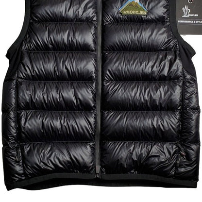 MONCLER GRENOBLE Down Fill Nylon Vest Black Size M