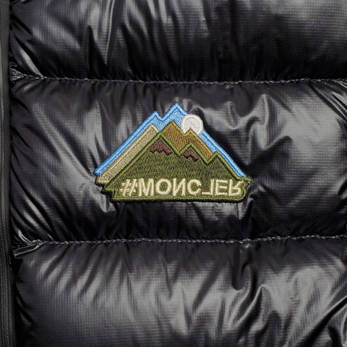 MONCLER GRENOBLE Down Fill Nylon Vest Black Size M