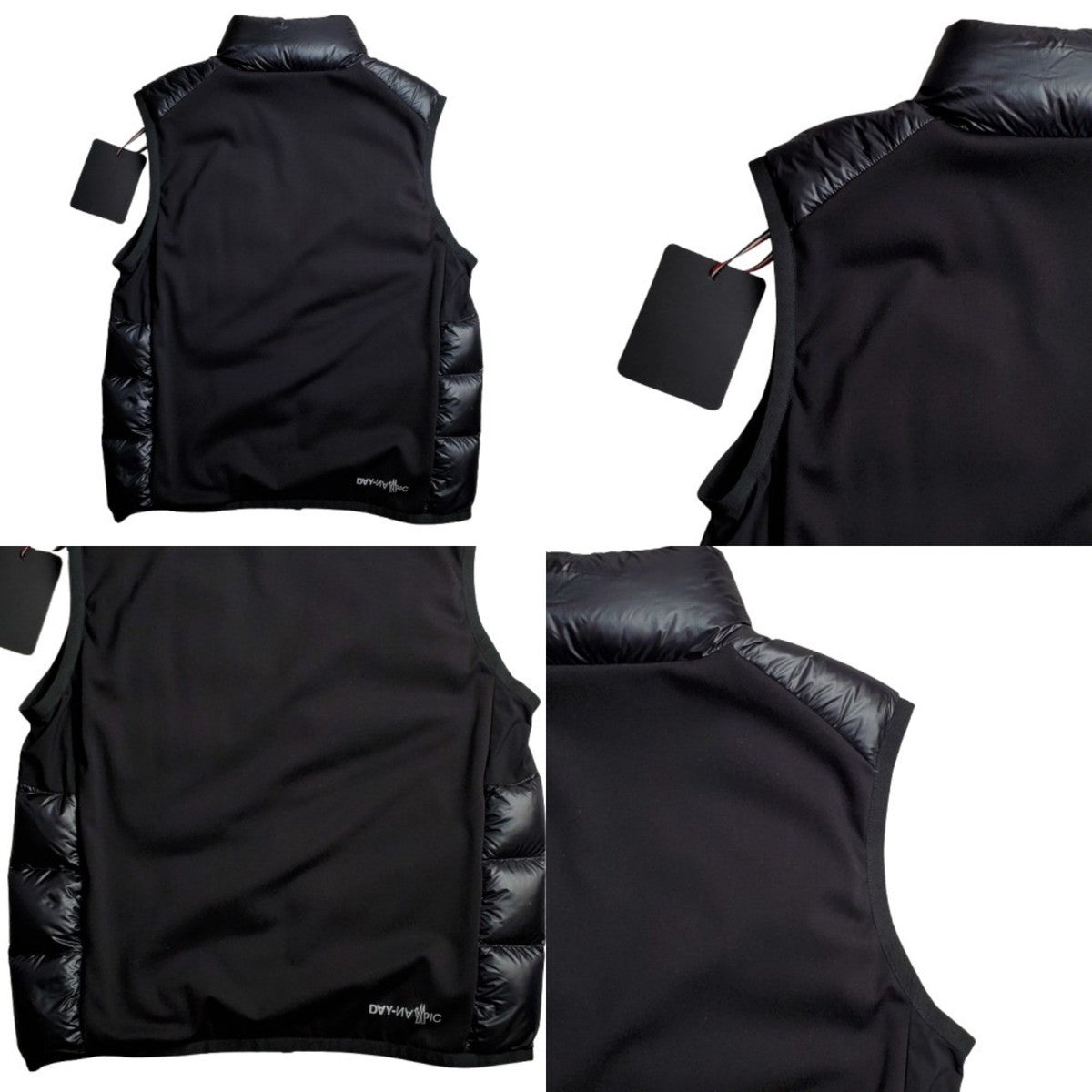 MONCLER GRENOBLE Down Fill Nylon Vest Black Size M