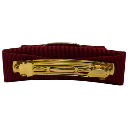 Salvatore Ferragamo Red Vara Hair Clip