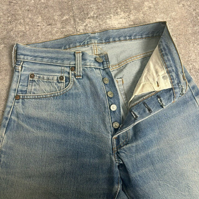LEVI'S 70s Vintage 501 Late 66 Ice Blue Jeans Size W29
