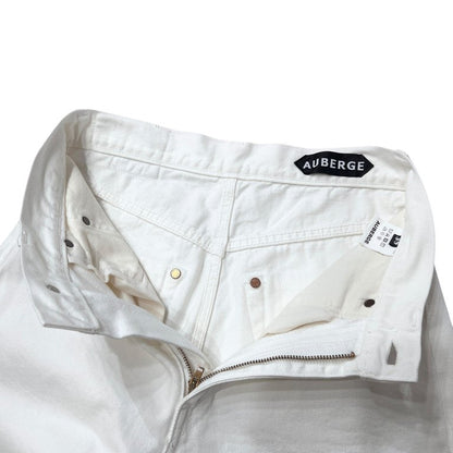 AUBERGE PHIL MENPU Selvedge White Denim Jeans Size 38