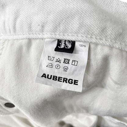 AUBERGE PHIL MENPU Selvedge White Denim Jeans Size 38