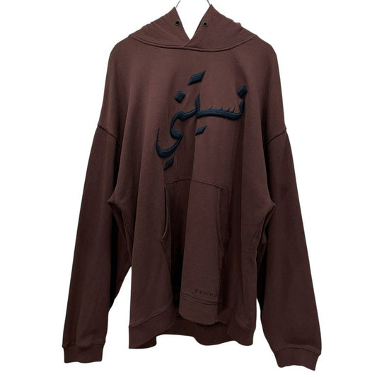 Vintage QASIMI 3D Logo Embroidered Pullover Hoodie Size M