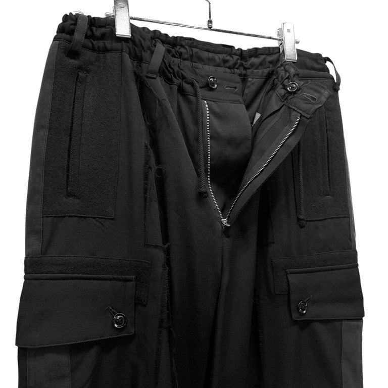 Yohji Yamamoto 15AW Patchwork Frayed Cargo Pants Size 3