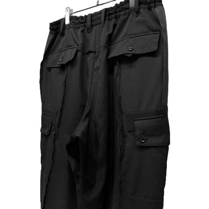 Yohji Yamamoto 15AW Patchwork Frayed Cargo Pants Size 3