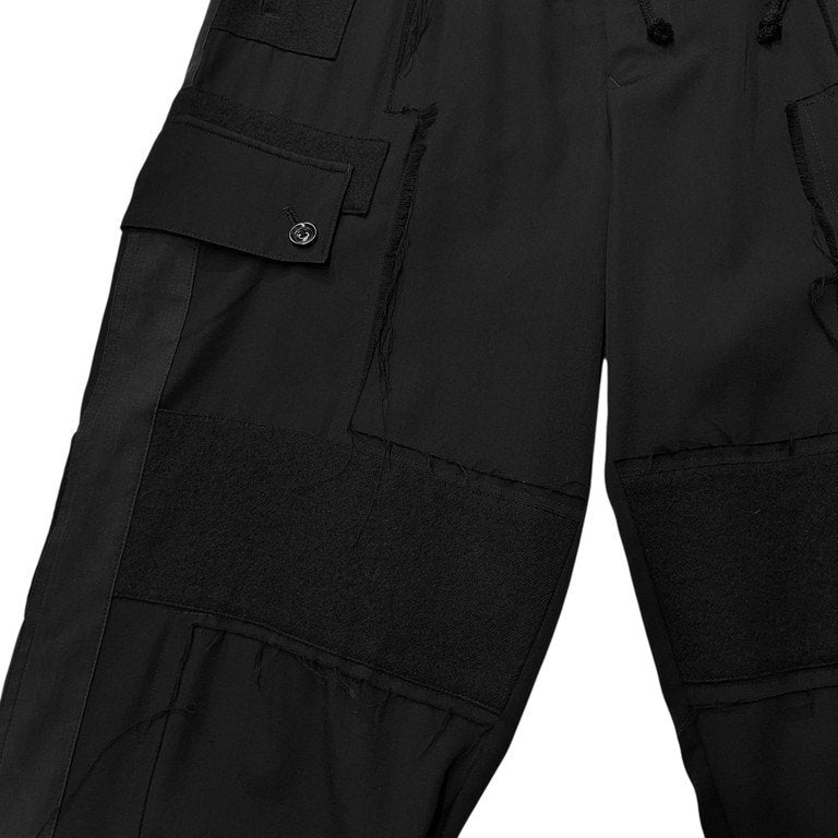 Yohji Yamamoto 15AW Patchwork Frayed Cargo Pants Size 3