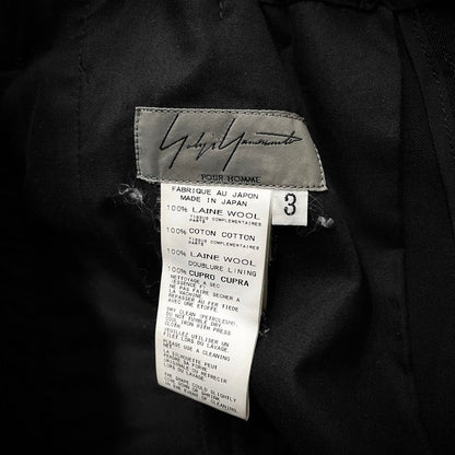 Yohji Yamamoto 15AW Patchwork Frayed Cargo Pants Size 3