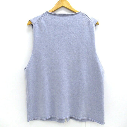 MATSUFUJI Modified Farmers Knit Vest Blue Size 3