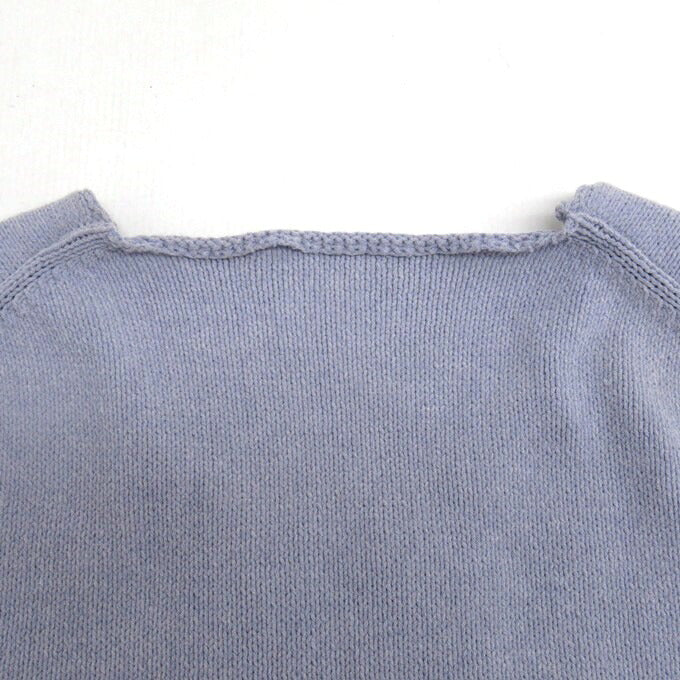 MATSUFUJI Modified Farmers Knit Vest Blue Size 3
