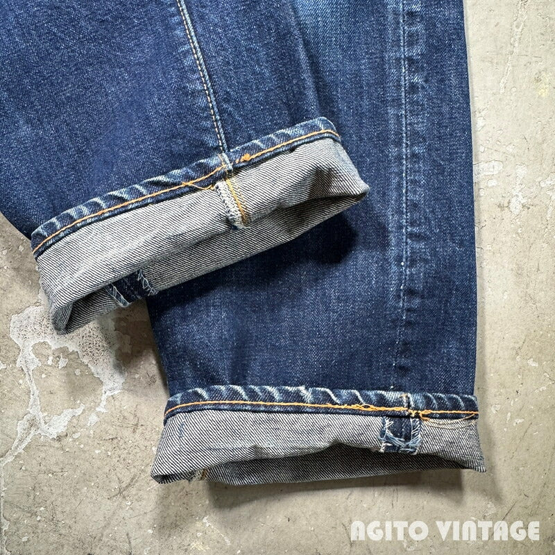 LEVI'S 70s 505 Big E Dark Wash Denim Jeans Blue Size W33