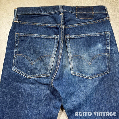 LEVI'S 70s 505 Big E Dark Wash Denim Jeans Blue Size W33