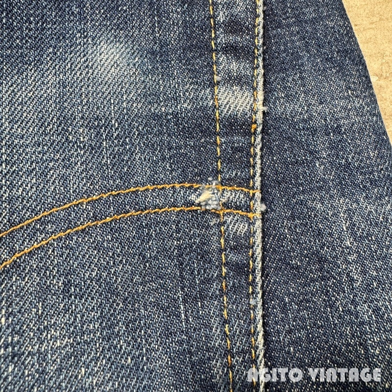 LEVI'S 70s 505 Big E Dark Wash Denim Jeans Blue Size W33