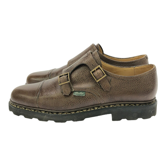 Paraboot William Double Monk Strap Leather Boots Size 6
