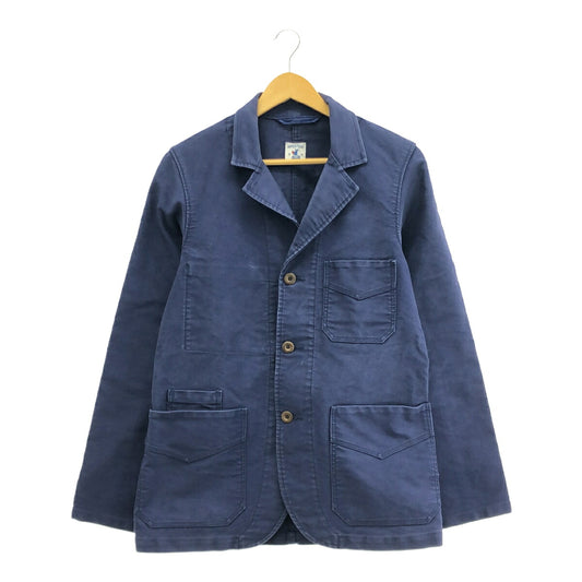 ARPENTEUR Blue French Cotton Work Jacket Size S