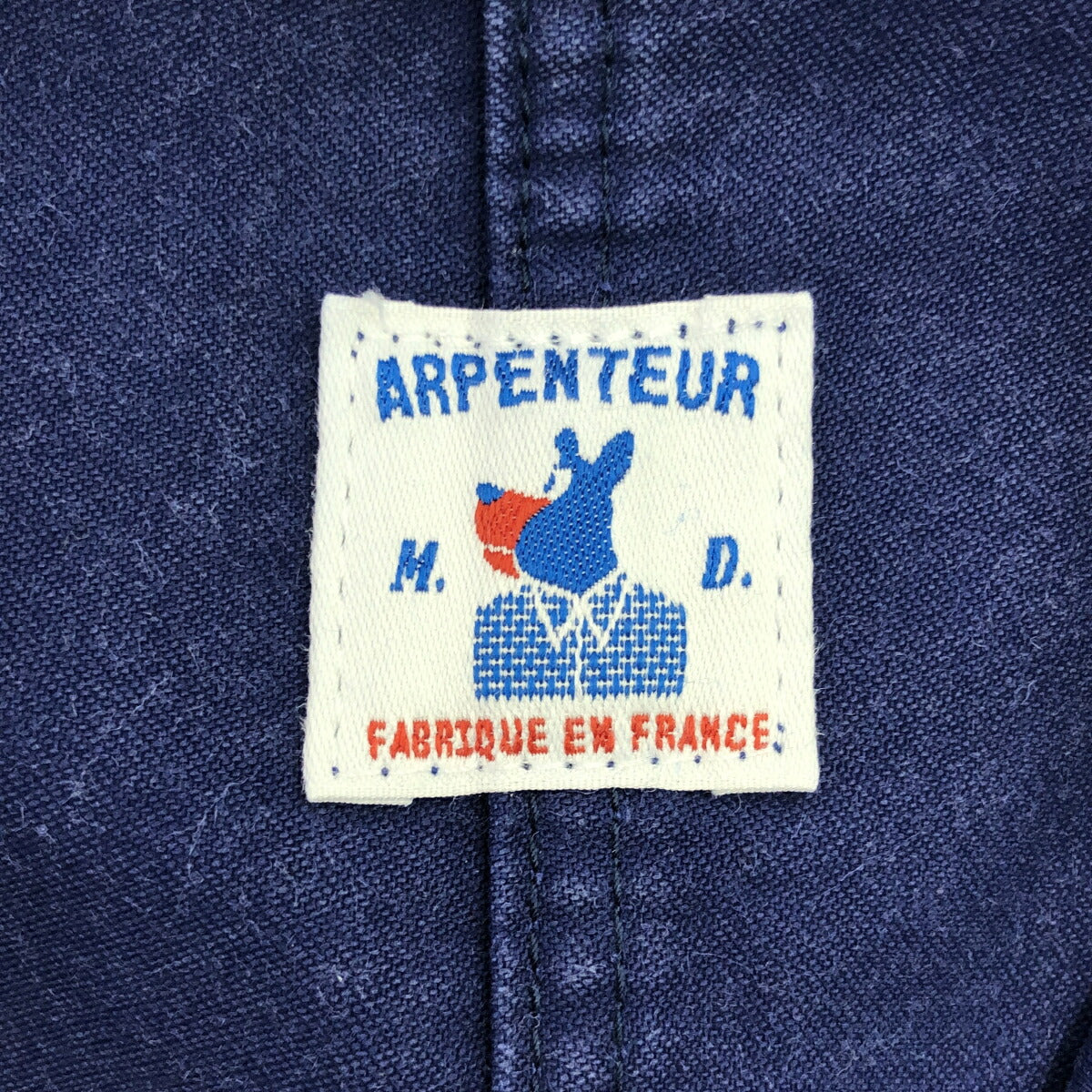 ARPENTEUR Blue French Cotton Work Jacket Size S