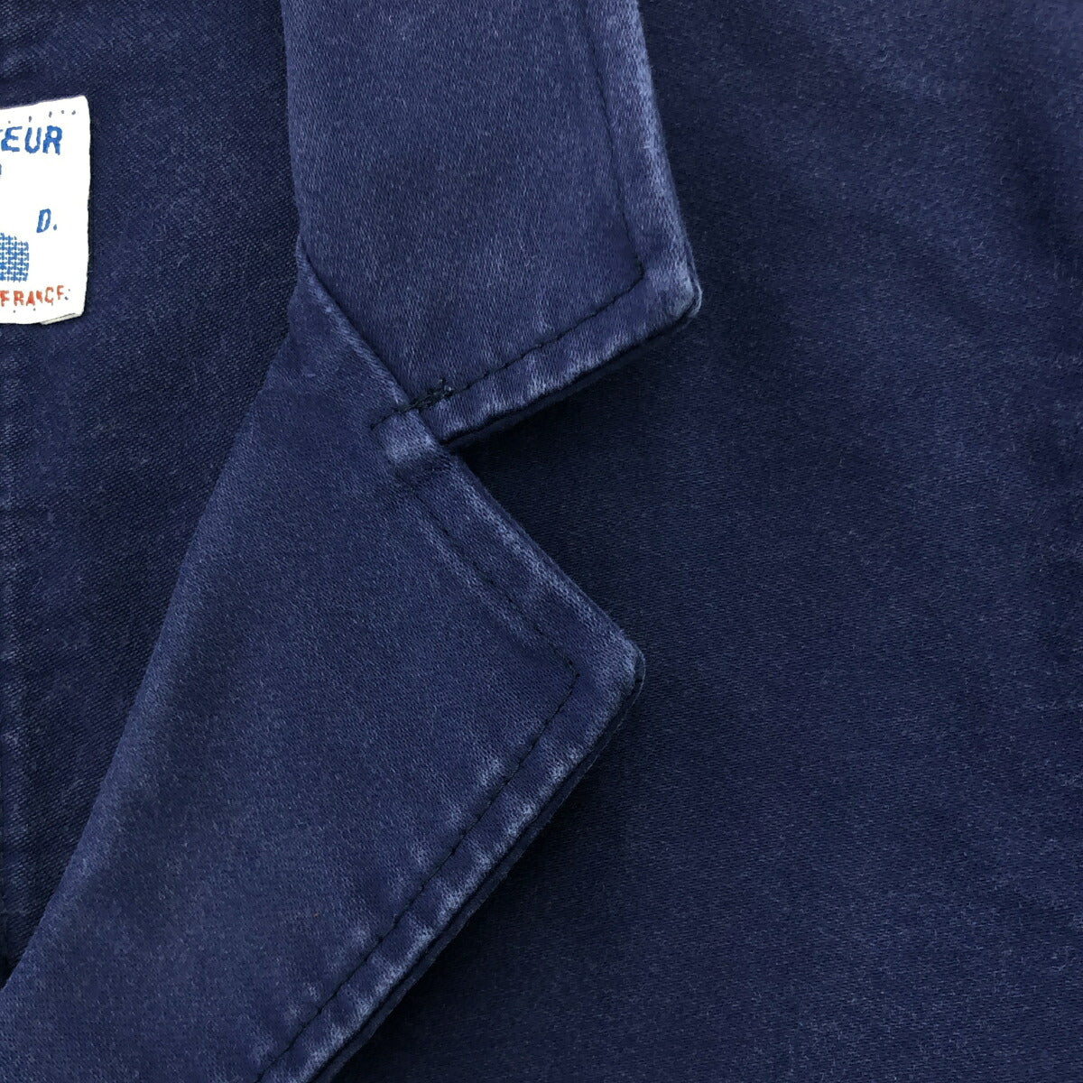 ARPENTEUR Blue French Cotton Work Jacket Size S