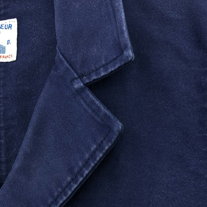 ARPENTEUR Blue French Cotton Work Jacket Size S