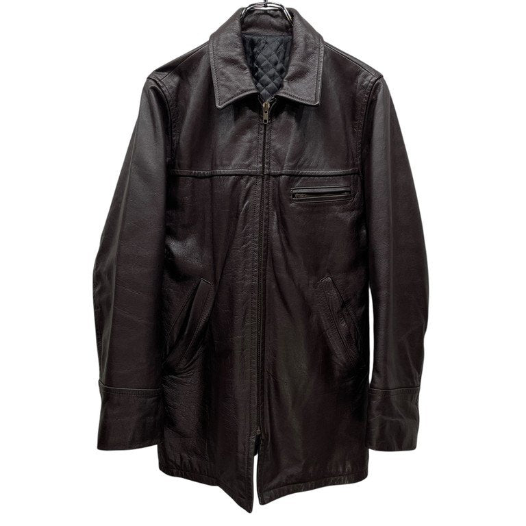 UNDERCOVER 96AW Archive Cow Leather Car Coat Brown Size S