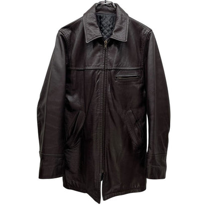 UNDERCOVER 96AW Archive Cow Leather Car Coat Brown Size S