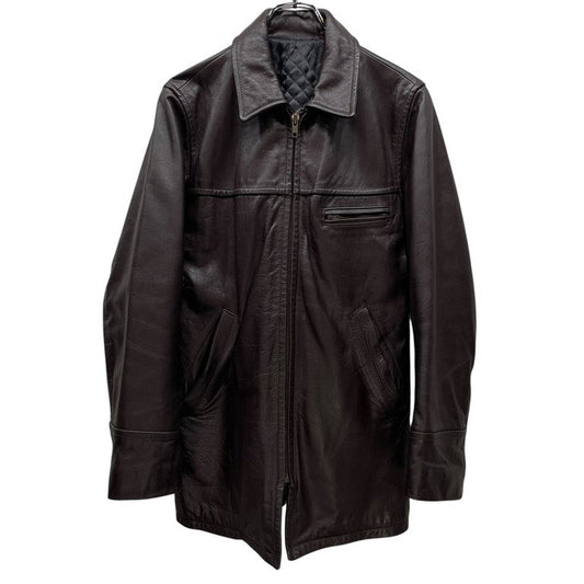 UNDERCOVER 96AW Archive Cow Leather Car Coat Brown Size S