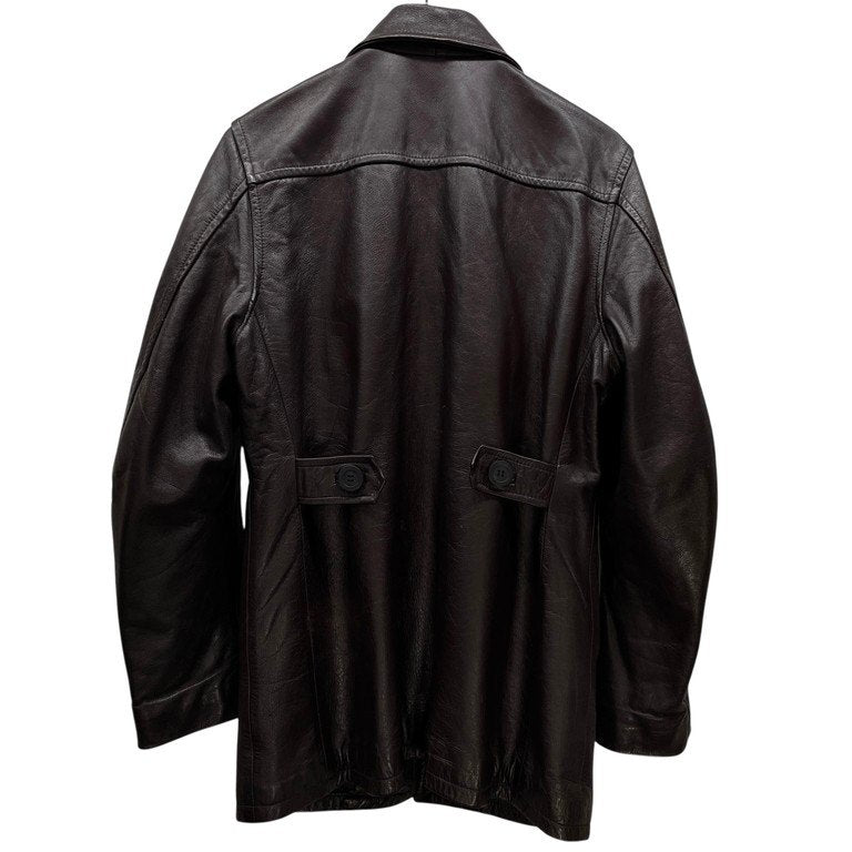 UNDERCOVER 96AW Archive Cow Leather Car Coat Brown Size S
