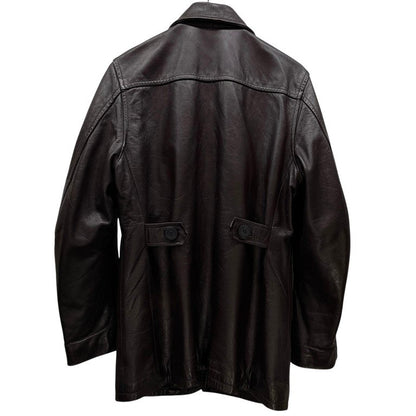 UNDERCOVER 96AW Archive Cow Leather Car Coat Brown Size S