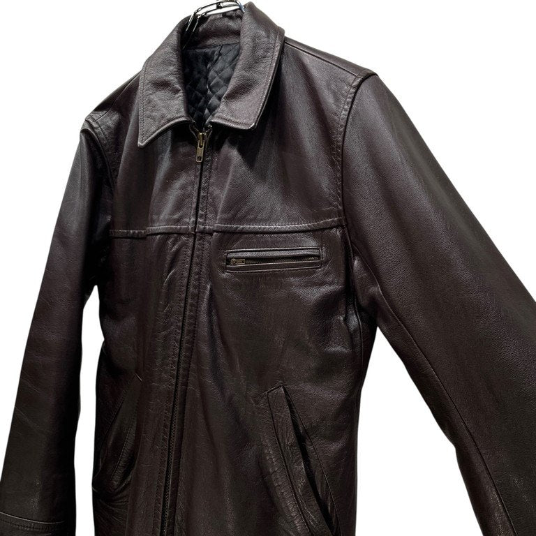 UNDERCOVER 96AW Archive Cow Leather Car Coat Brown Size S