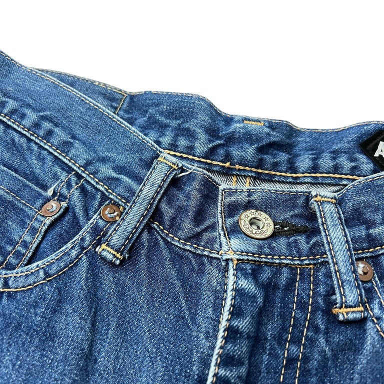 AUBERGE PHIL MENPU Selvedge Denim Jeans Blue Size 38