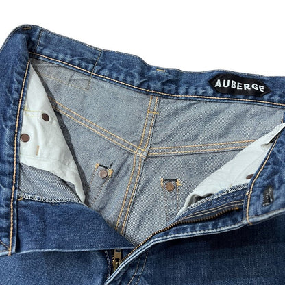 AUBERGE PHIL MENPU Selvedge Denim Jeans Blue Size 38