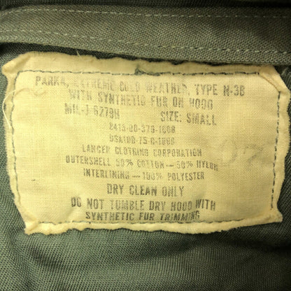 LANCER CLOTHING CO 70s USAF N-3B Flight Jacket Size SMAL