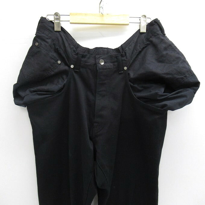 FUMITO GANRYU Water Resistant Tapered Denim Pants Size 1