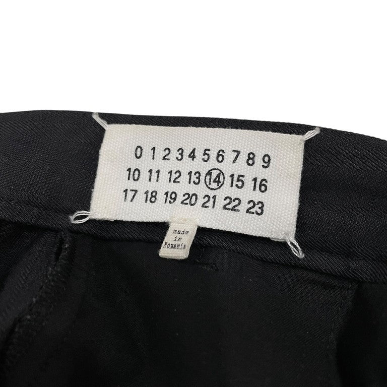 Maison Martin Margiela 14AW Wool Tapered Slacks Size 46