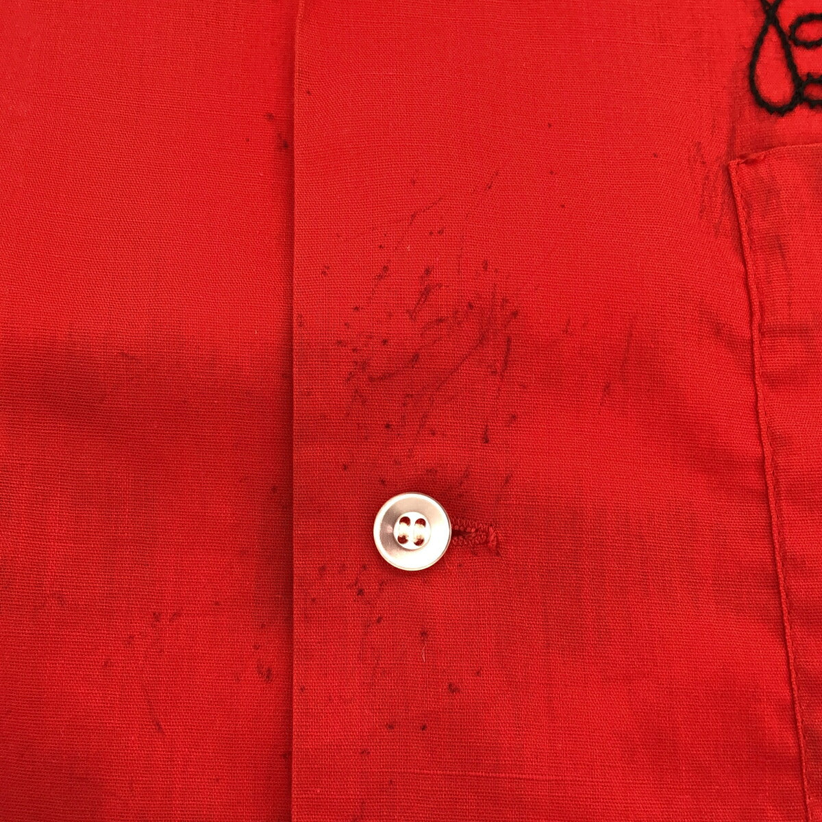 Vintage 70s MR.DAY'S SUPER CLUB Red Bowling Shirt USA Size M