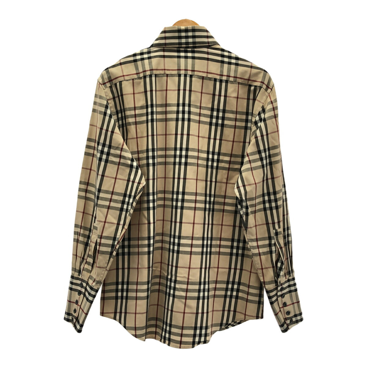 Burberry Black Label Nova Check Cotton Shirt Beige Size 3