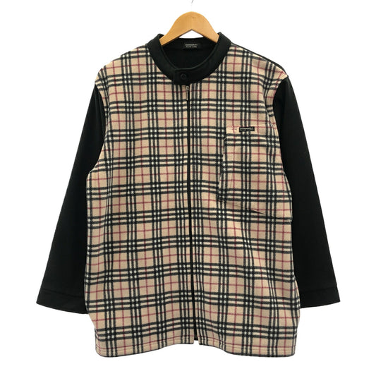 Burberry Black Label Nova Check Fleece Jacket Beige Size 3