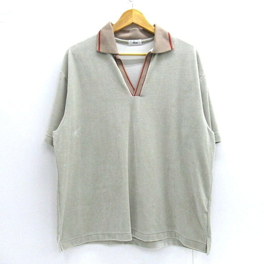 Allege. Switch Rib S/S Skipper Shirt Beige Size 3