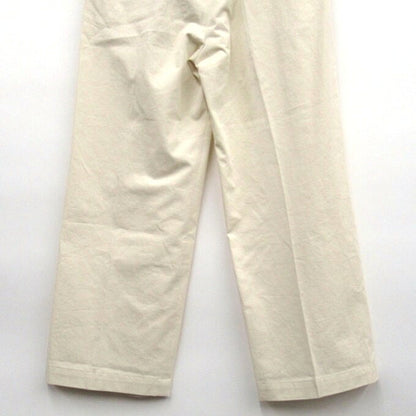 stein Off-White Wide Straight Trousers Size S